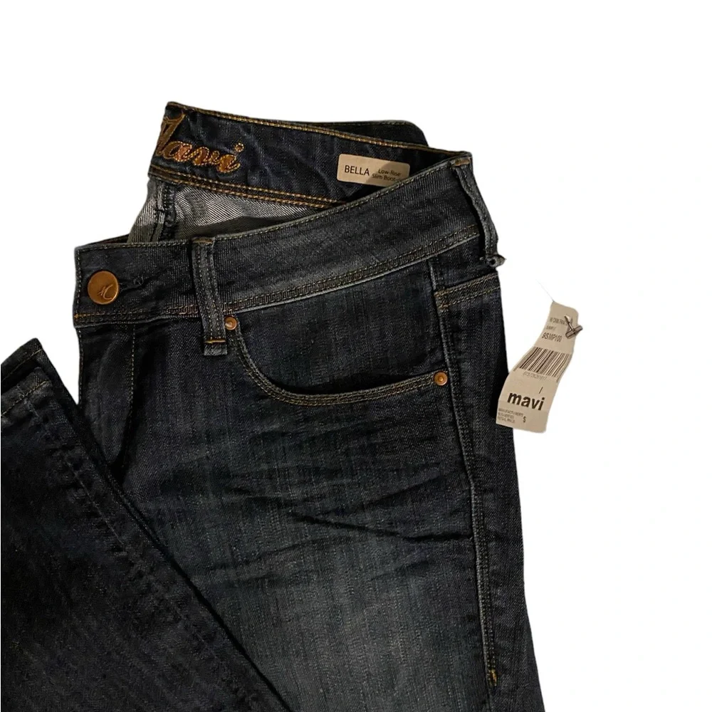 Mavi Bella Low Rise Slim Boot -Cut Jeans NWT - Picture 8 of 12